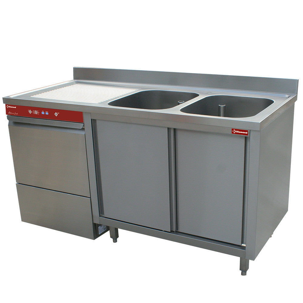 Ensemble plonge sur armoire/lave-vaisselle - Diamond