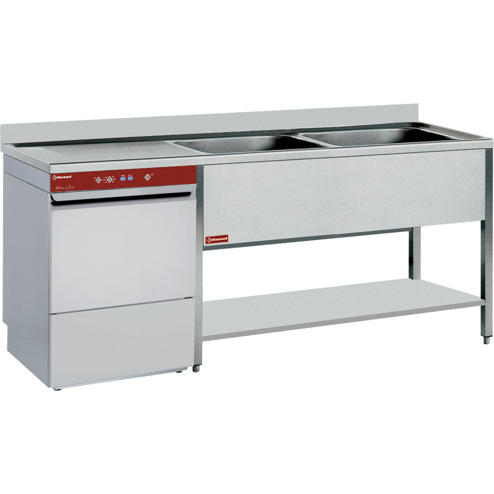 Ensemble plonge sur pietement/lave-vaisselle - Diamond