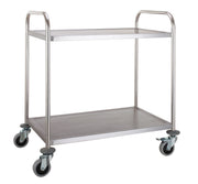 Chariot démontable 2 niveaux inox 860x540x940 mm 50 L Combisteel - Chariot de service professionnel CHR - matériel cuisine pro - Cuistéo
