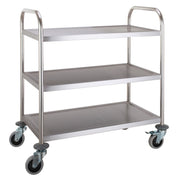 Chariot démontable 3 niveaux inox 860x540x940 mm 50 L Combisteel - Chariot de service professionnel CHR - matériel cuisine pro - Cuistéo