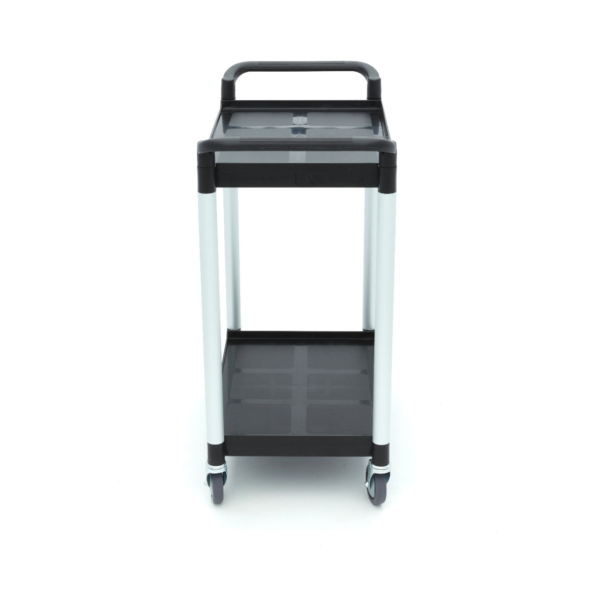 Chariot de service - 2 étagères plastique - 86.5x42.5 cm inox 50 L Maxima - vue 3 - Chariot CHR inox pro CHR - Cuistéo