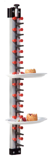 Porte assiettes dressées murale 12 L. 70 mm Combisteel - Porte assiettes professionnel CHR - matériel cuisine pro - Cuistéo