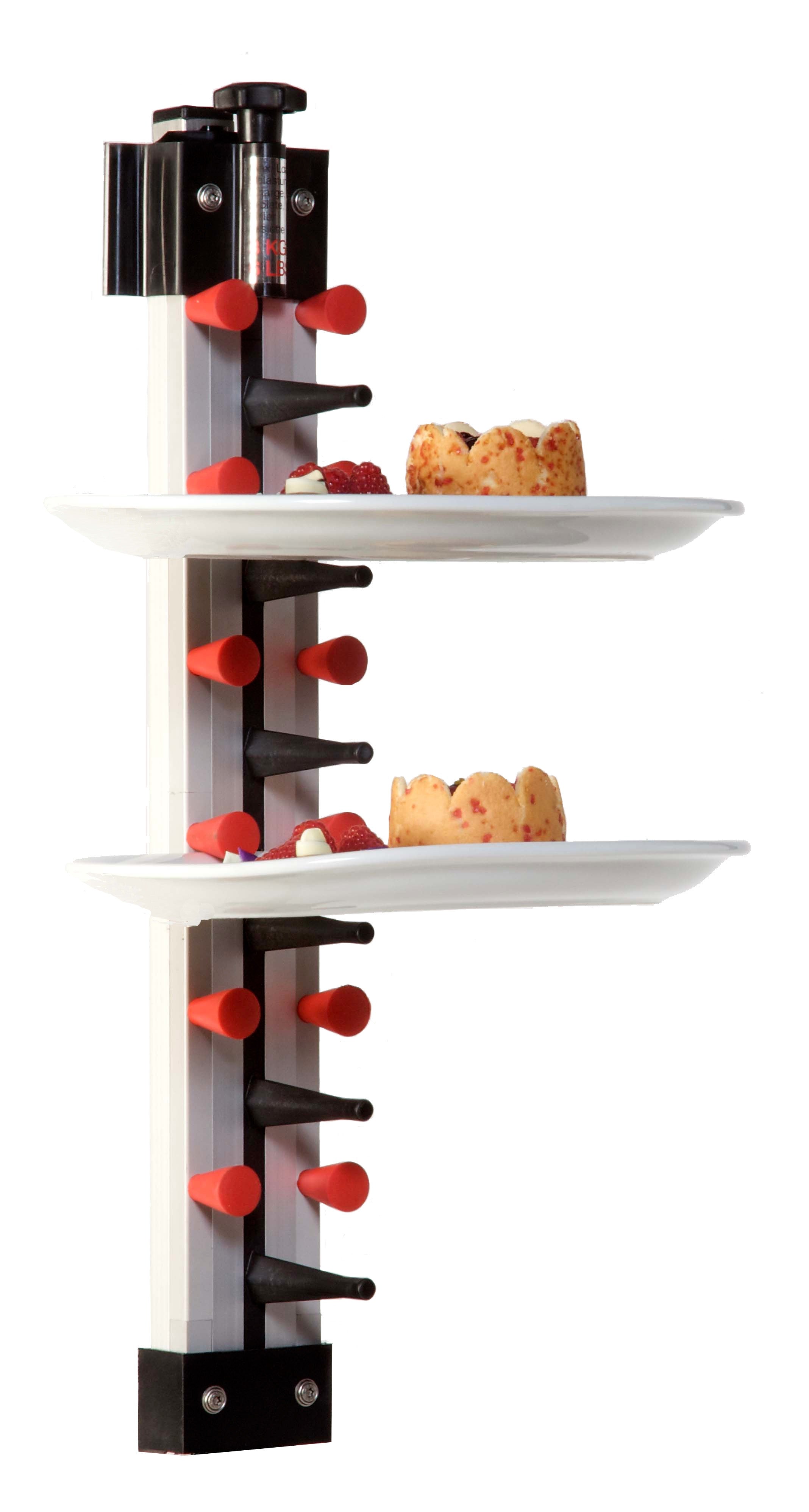 Porte assiettes dressées murale 6 L. 70 mm Combisteel - Porte assiettes professionnel CHR - matériel cuisine pro - Cuistéo