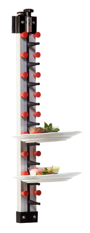 Porte assiettes dressées murale 9 L. 70 mm Combisteel - Porte assiettes professionnel CHR - matériel cuisine pro - Cuistéo