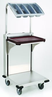 Distributeur plateaux - 540x380mm - Boîte couverts - 525x545x1380mm - TAB 2 Saro - Chariot de cafeteria professionnel CHR - matériel cuisine pro - Cuistéo