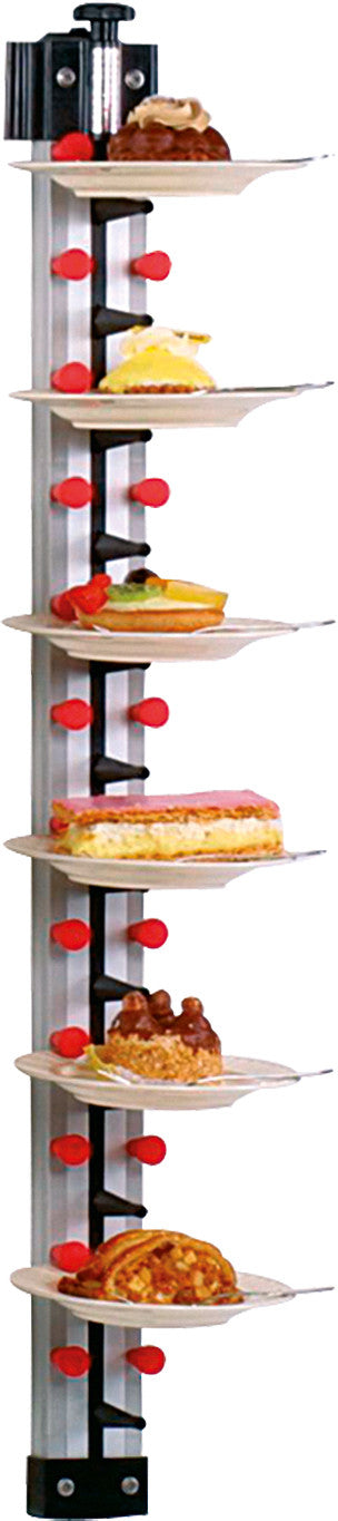 Égouttoir assiettes - Mural - 12 assiettes - Inox - WM-12 Saro - Porte assiettes professionnel CHR - matériel cuisine pro - Cuistéo