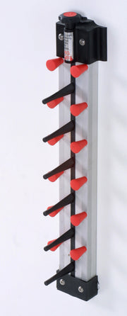 Superposition assiettes - 6 assiettes - Ø380mm - Aluminium - Détachable - 580mm Saro - Chariot CHR inox professionnel CHR - matériel cuisine pro - Cuistéo