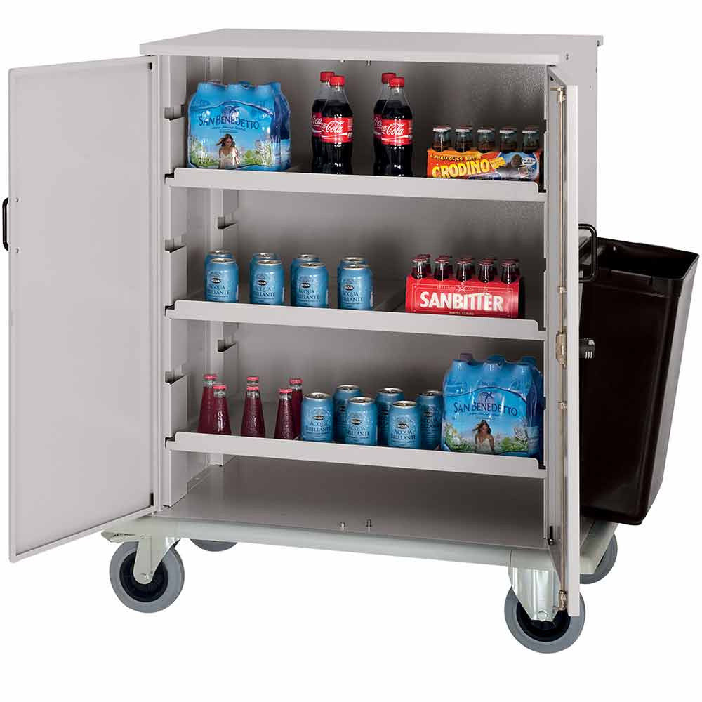 Chariot fermé pour remplissage minibars - Diamond