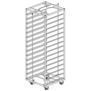 Chariot inox pour four rotatif - Diamond