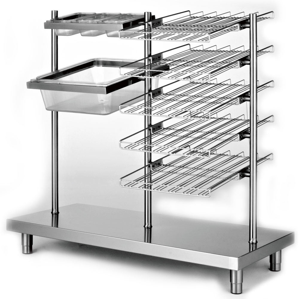 Elément porte - plateaux - couverts pain et verres - Diamond