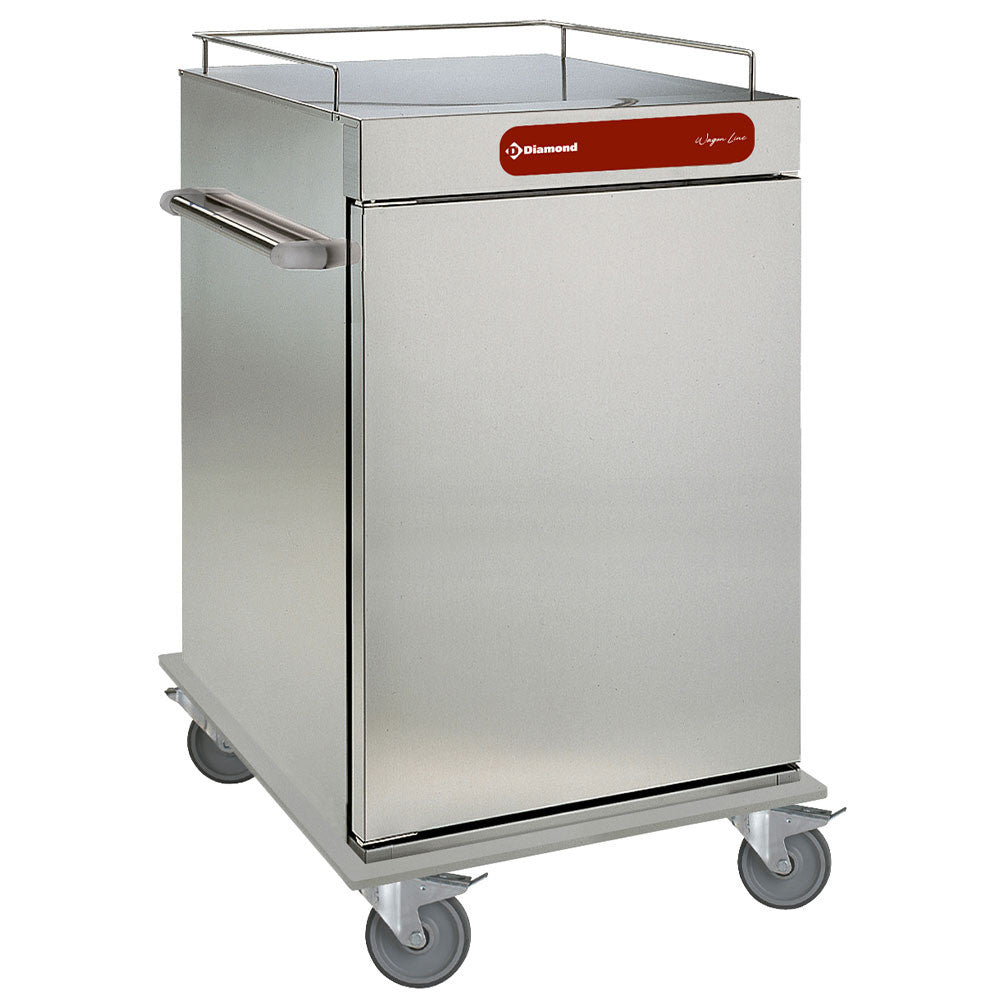 Chariot neutre isolé pour repas - 10 GN 2/1 - Diamond