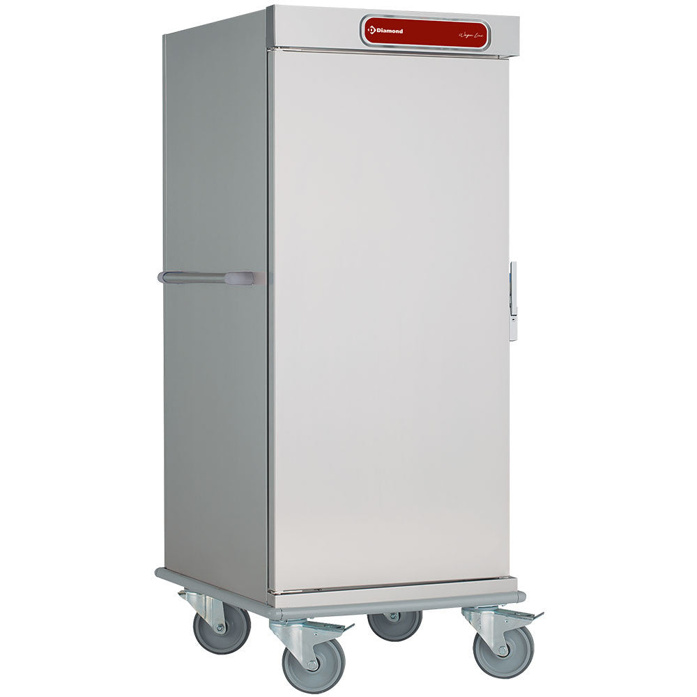 Chariot neutre isolé pour repas - 20 GN 2/1 - Diamond