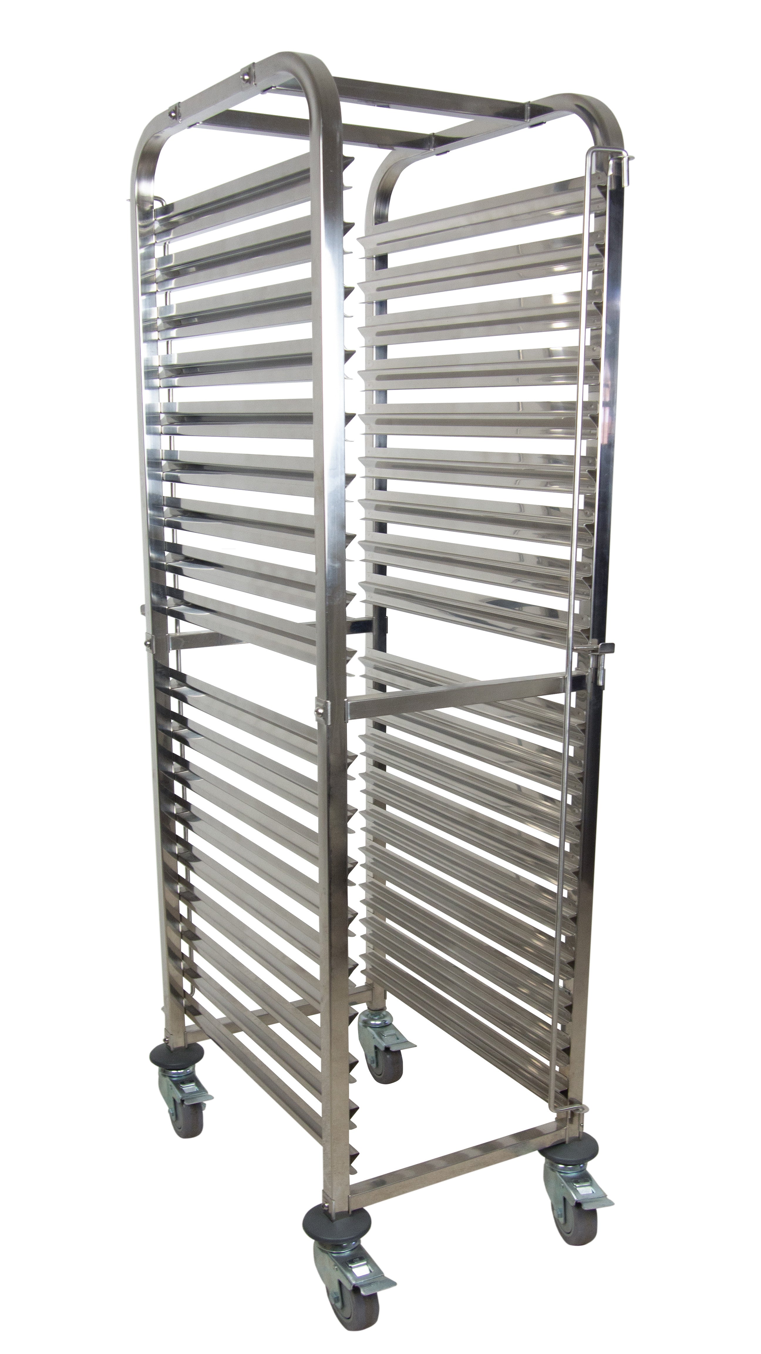 Chariot GN - Inox - 18 niveaux - GN 2/1 - 150kg - 590x670x1730mm - BONO Saro - Chariot de transport professionnel CHR - matériel cuisine pro - Cuistéo