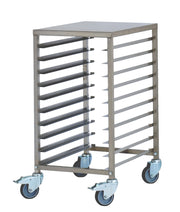 Chariot boulangerie - Inox - 10 niveaux - 600x400mm - 180kg - 463x615x900mm - TW 60/40L Saro - Chariot gastronorme professionnel CHR - matériel cuisine pro - Cuistéo