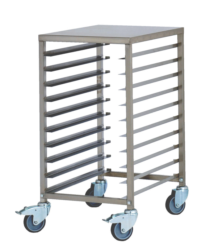 Chariot boulangerie - Inox - 10 niveaux - 600x400mm - 180kg - 463x615x900mm - TW 60/40L Saro - Chariot gastronorme professionnel CHR - matériel cuisine pro - Cuistéo