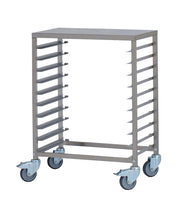 Chariot boulangerie - Inox - 10 niveaux - 600x400mm - 180kg - 663x415x900mm - TW 60/40Q 180 L Saro - Chariot gastronorme professionnel CHR - matériel cuisine pro - Cuistéo