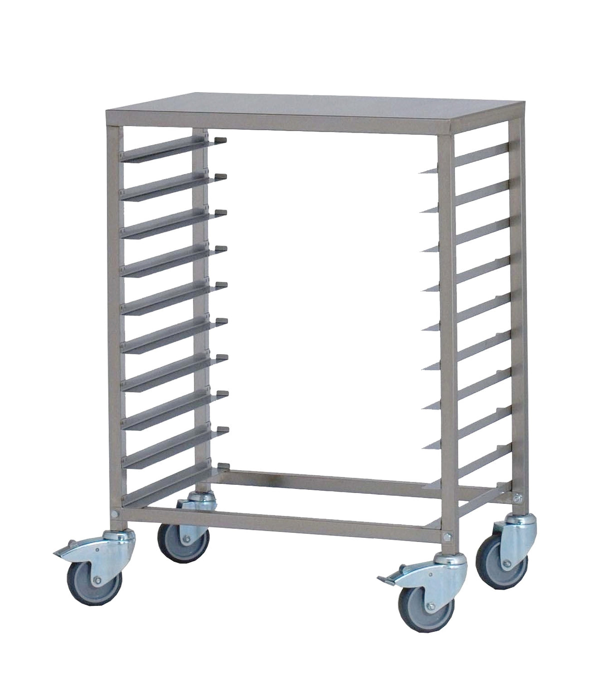 Chariot boulangerie - Inox - 10 niveaux - 600x400mm - 180kg - 663x415x900mm - TW 60/40Q 180 L Saro - Chariot gastronorme professionnel CHR - matériel cuisine pro - Cuistéo