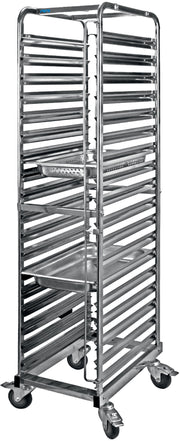 Chariot boulangerie - Inox - 18 niveaux - 600x400mm - 150kg - 620x420x1735mm - LIAM Saro - Chariot de transport professionnel CHR - matériel cuisine pro - Cuistéo