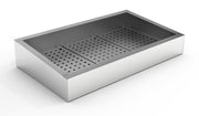 Bac à glace pilée incliné 3/1GN 1042x590x160 mm Combisteel - Table inox avec étagère professionnel CHR - matériel cuisine pro - Cuistéo