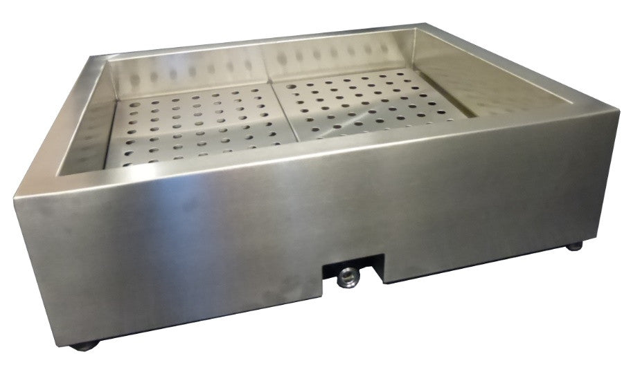 Bac à glace pilée incliné 3/1GN 1042x590x160 mm Combisteel - vue 3 - Table inox avec étagère pro CHR - Cuistéo