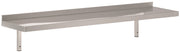 Etagère murale 1200x400 consoles incluses 125 L Combisteel - Table inox avec étagère professionnel CHR - matériel cuisine pro - Cuistéo