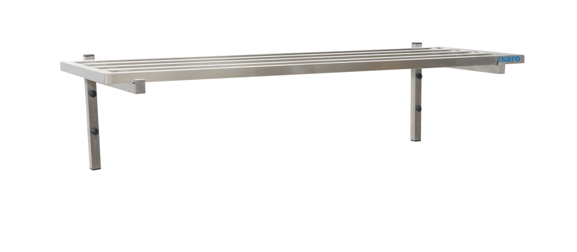Étagère Murale - Inox - 1200x400x300mm - 1 Niveau - Haute Capacité Saro - Table inox avec étagère professionnel CHR - matériel cuisine pro - Cuistéo