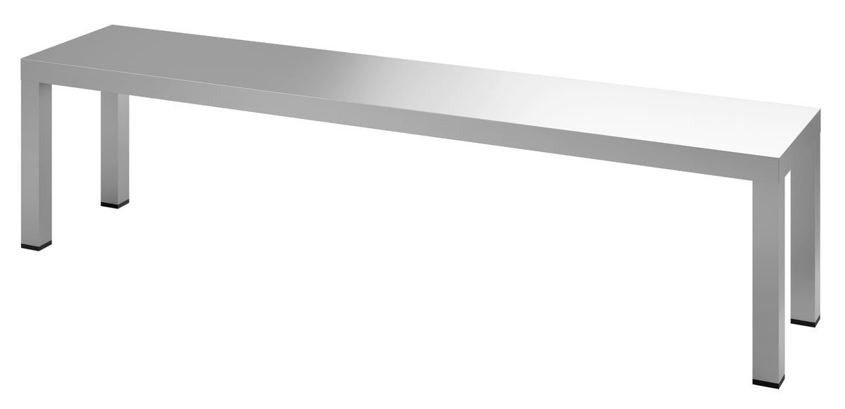 Étagère 1 niveau démontable inox 1600x300x400 mm Combisteel - Etagère de Chef professionnel CHR - matériel cuisine pro - Cuistéo