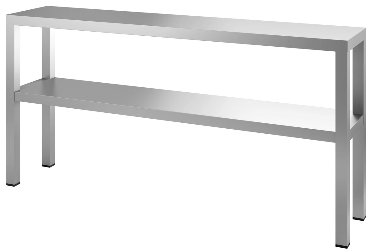 Étagère à 2 niveaux inox 1000x300x400 mm Combisteel - Etagère de Chef professionnel CHR - matériel cuisine pro - Cuistéo