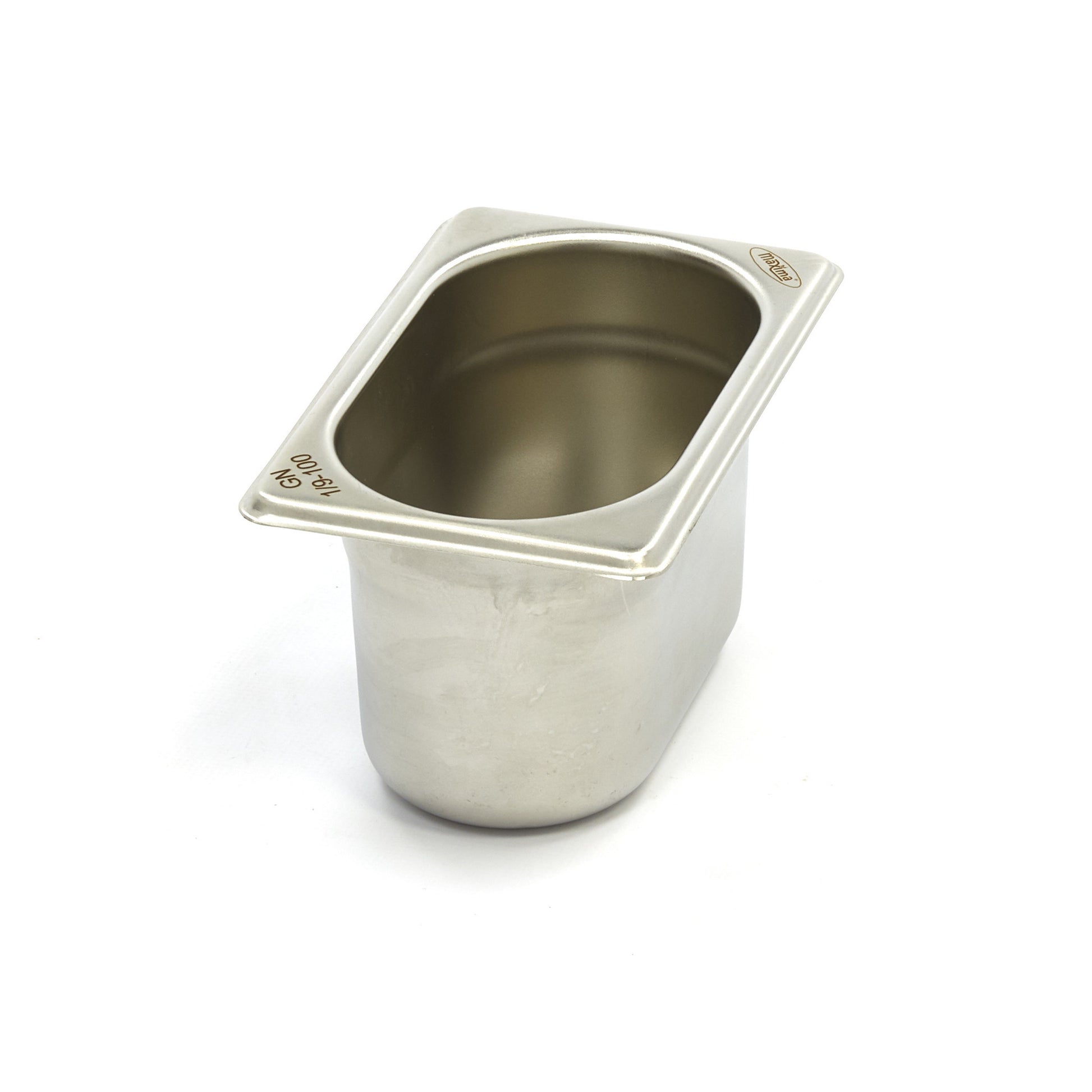 Récipient gastronorme - 1/9 GN - 10 cm de profondeur - inox 1 L Maxima - Bac GN 1/9 professionnel CHR - matériel cuisine pro - Cuistéo