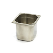 Conteneur gastronorme - GN 1/6 - Profondeur de 15cm - inox 2.4 L Maxima - Bac GN 1/6 professionnel CHR - matériel cuisine pro - Cuistéo