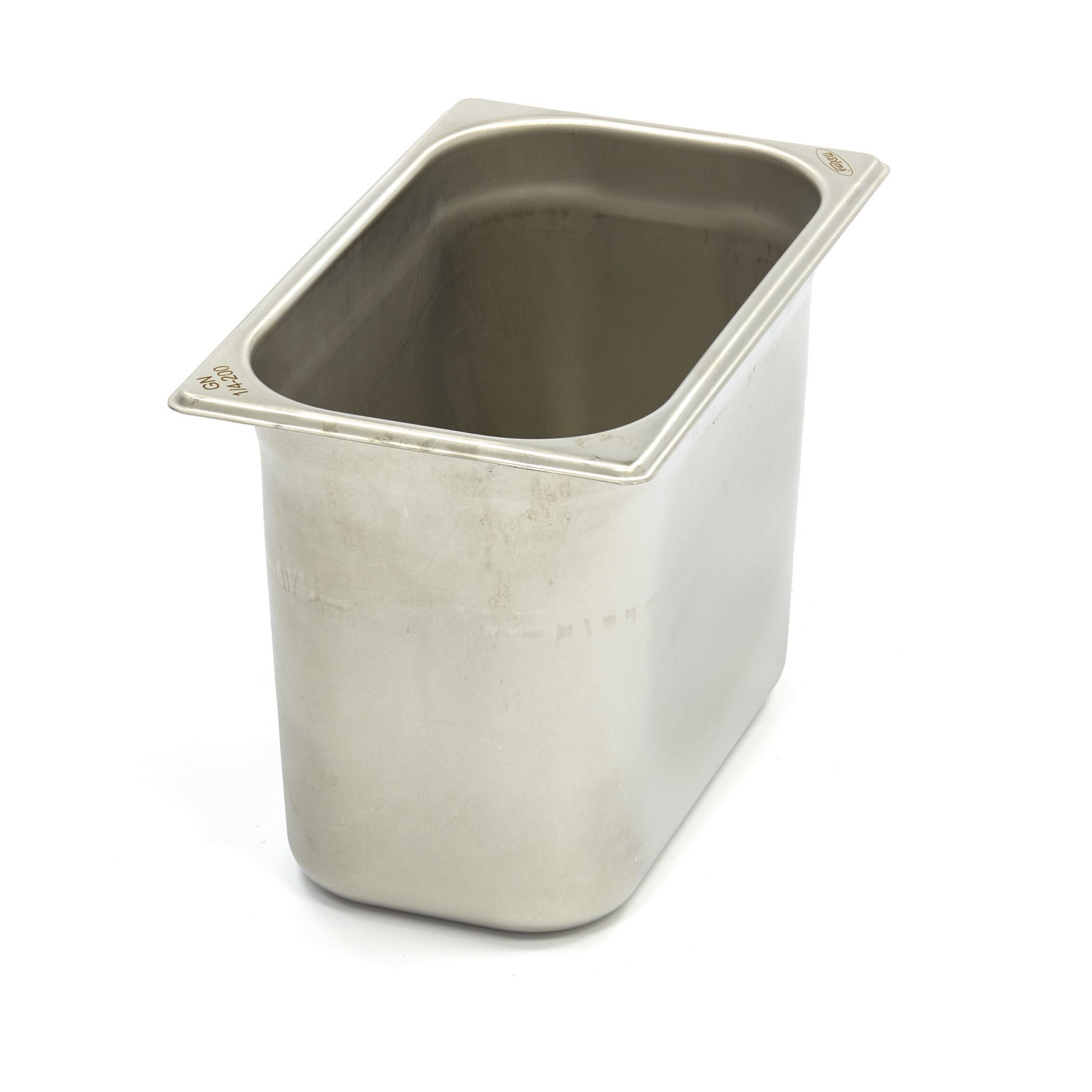 Conteneur Gastronorm - GN 1/4 - Profondeur de 20 cm - inox 5.5 L Maxima - Bac GN 1/4 professionnel CHR - matériel cuisine pro - Cuistéo