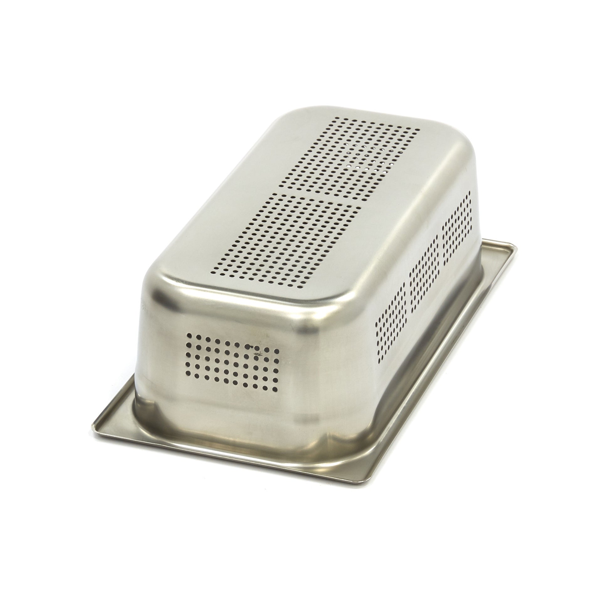 Conteneur gastronorme - 1/3 GN - Profondeur 10cm - Acier inoxydable - Perforé 4.0 L Maxima - vue 2 - Bac GN 1/3 pro CHR - Cuistéo