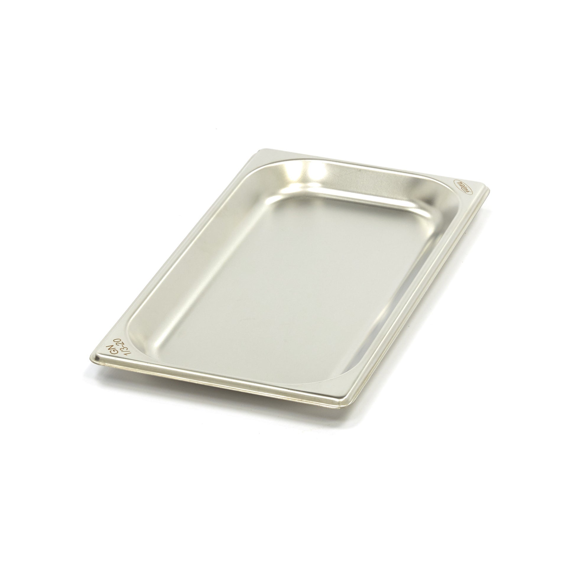 Récipient gastronorme - 1/3 GN - 2 cm de profondeur - inox 0.9 L Maxima - Bac GN 1/3 professionnel CHR - matériel cuisine pro - Cuistéo