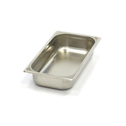 Récipient Gastronorme - GN 1/3 - Profondeur de 6,5 cm - inox 2.5 L Maxima - Bac GN 1/3 professionnel CHR - matériel cuisine pro - Cuistéo