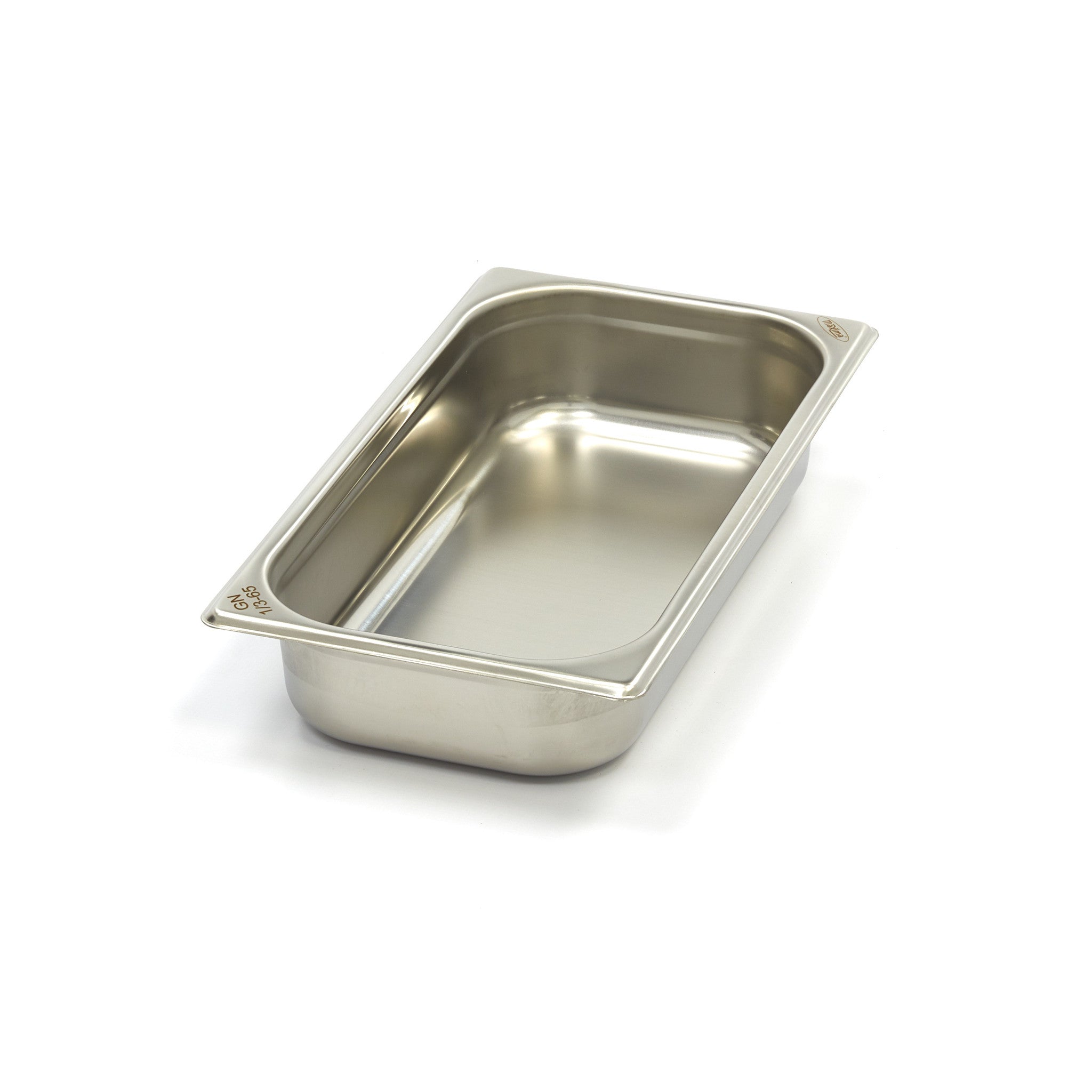Récipient Gastronorme - GN 1/3 - Profondeur de 6,5 cm - inox 2.5 L Maxima - Bac GN 1/3 professionnel CHR - matériel cuisine pro - Cuistéo