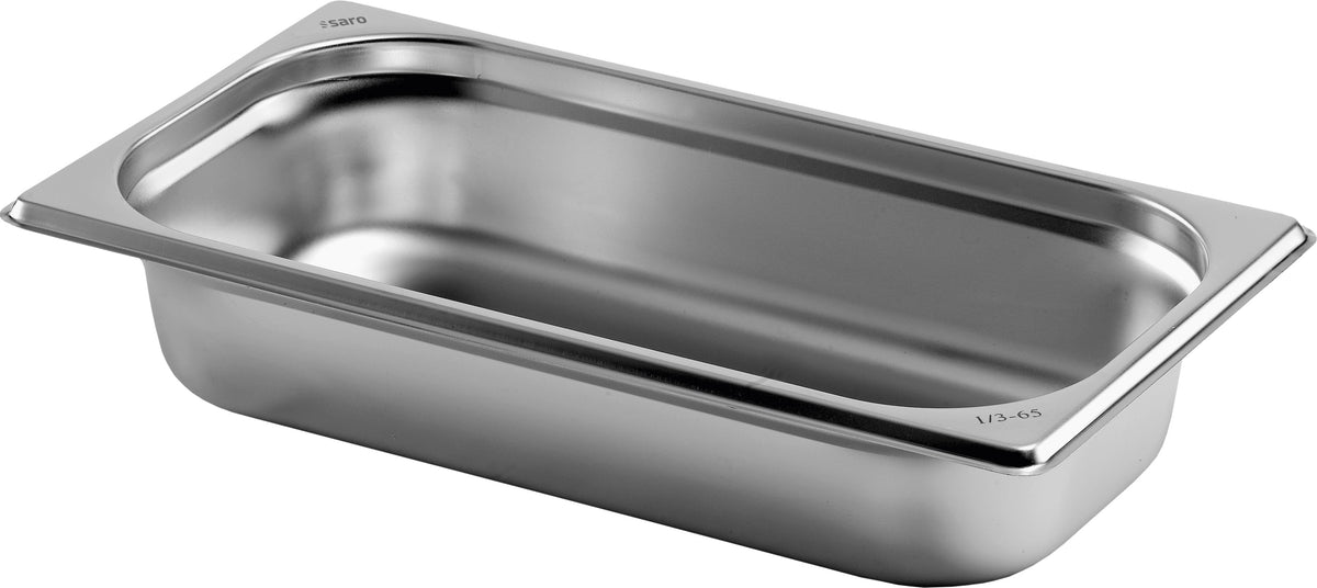 Bac GN 1/3 - Inox - 325x176x100mm - 4L - Budget Saro - Bac GN 1/3 professionnel CHR - matériel cuisine pro - Cuistéo