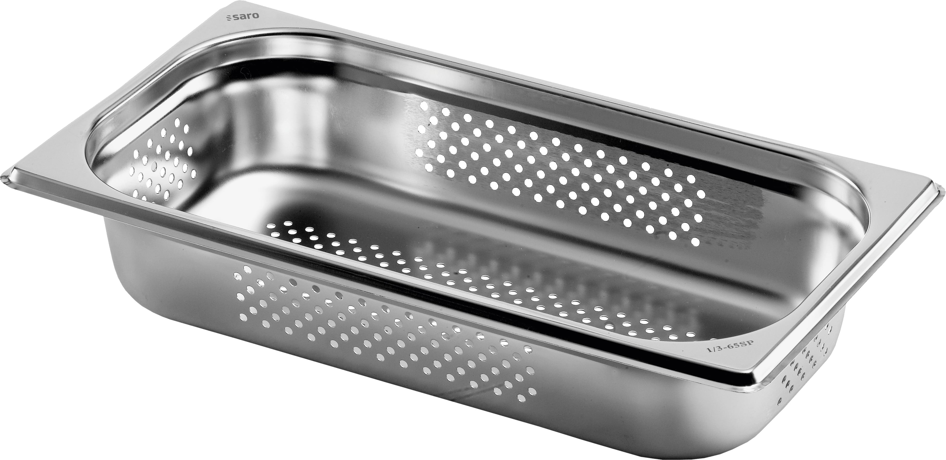 Bac GN 1/3 - Inox AISI304 - 325x176x200mm - 7,8L - Perforé - TopLine Saro - Bac GN 1/3 professionnel CHR - matériel cuisine pro - Cuistéo