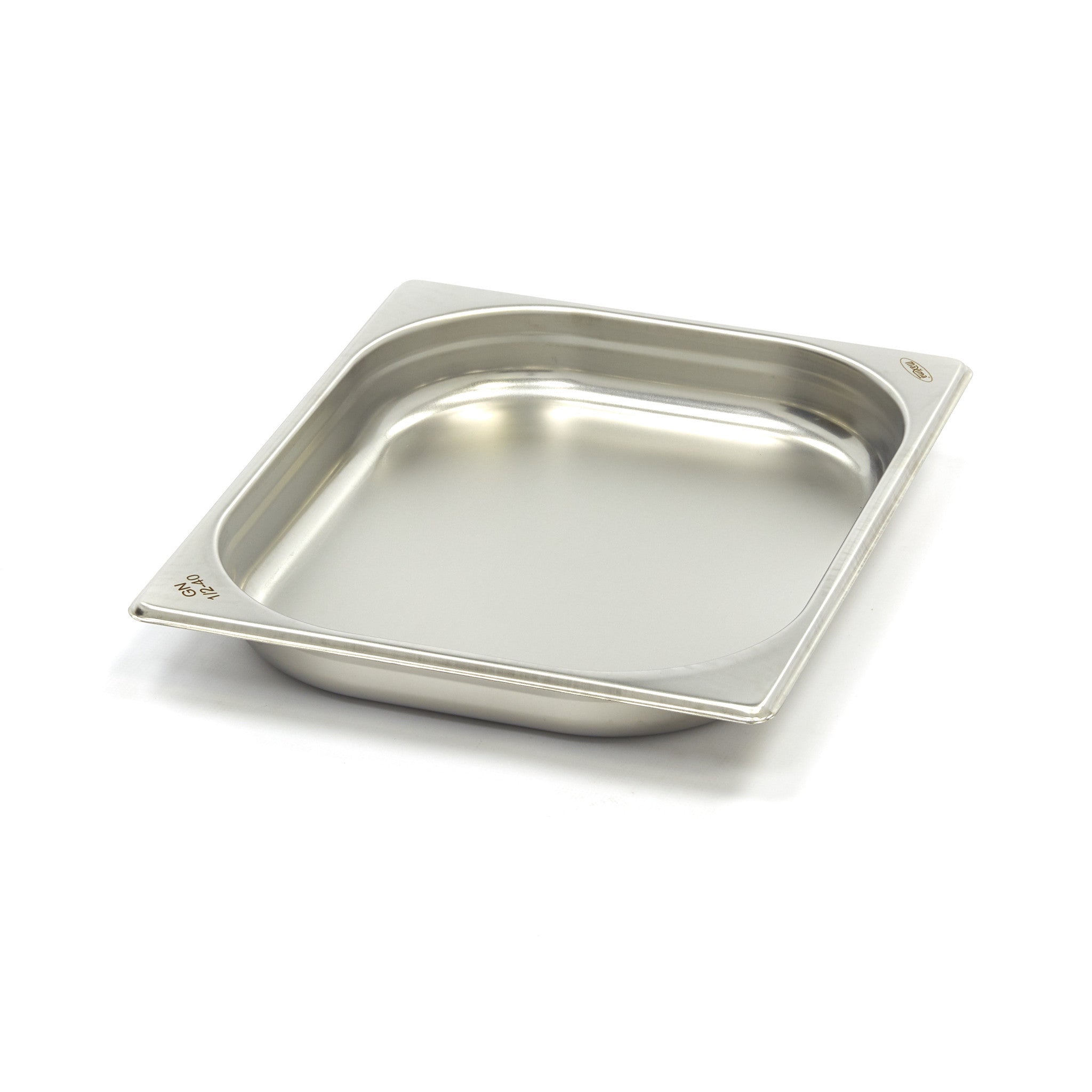 Conteneur Gastronorm - GN 1/2 - Profondeur 4cm - inox 2.8 L Maxima - Bac GN 1/2 professionnel CHR - matériel cuisine pro - Cuistéo