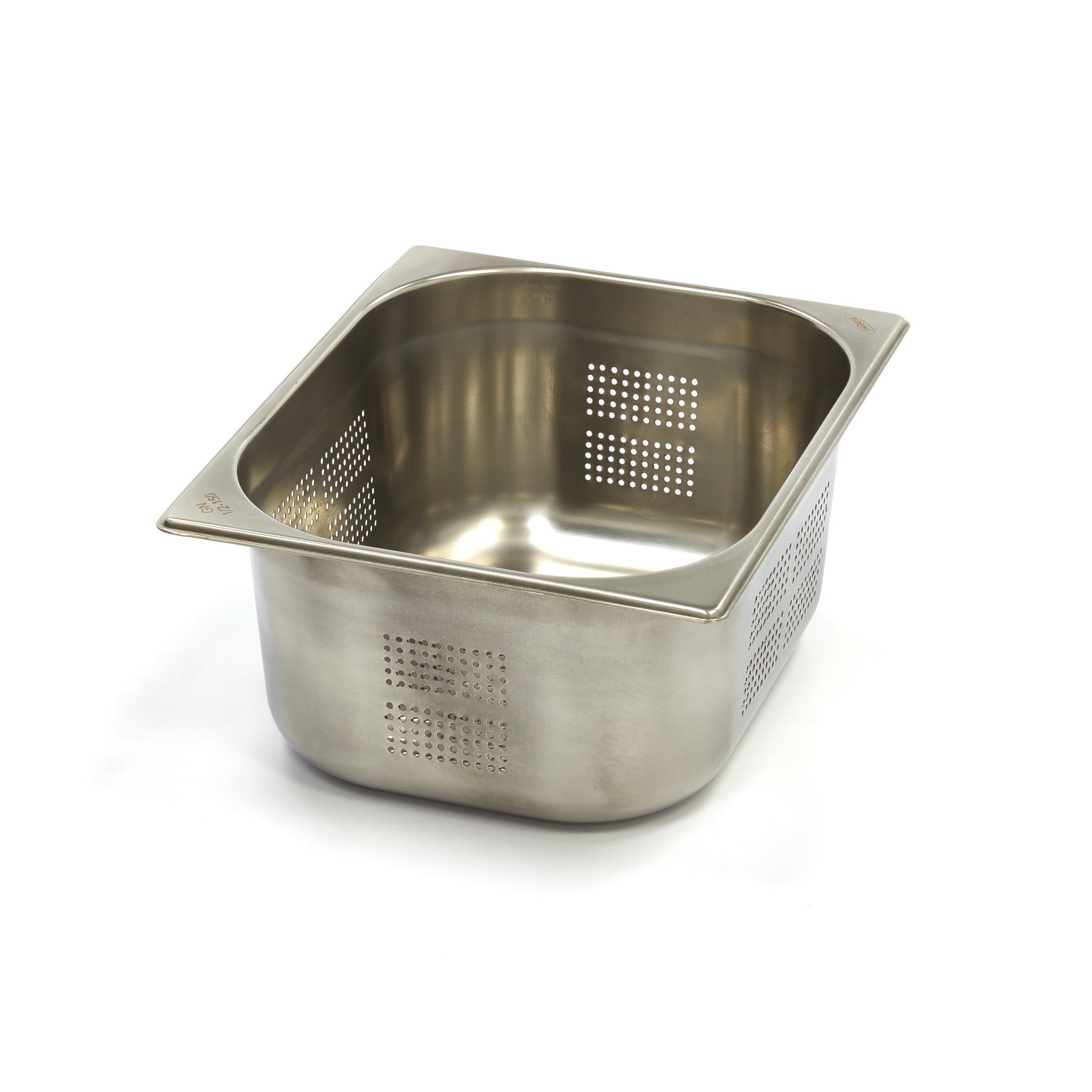 Conteneur gastronorme - 1/2 GN - 15 cm de profondeur - Acier inoxydable - Perforé 9.5 L Maxima - Bac GN 1/2 professionnel CHR - matériel cuisine pro - Cuistéo
