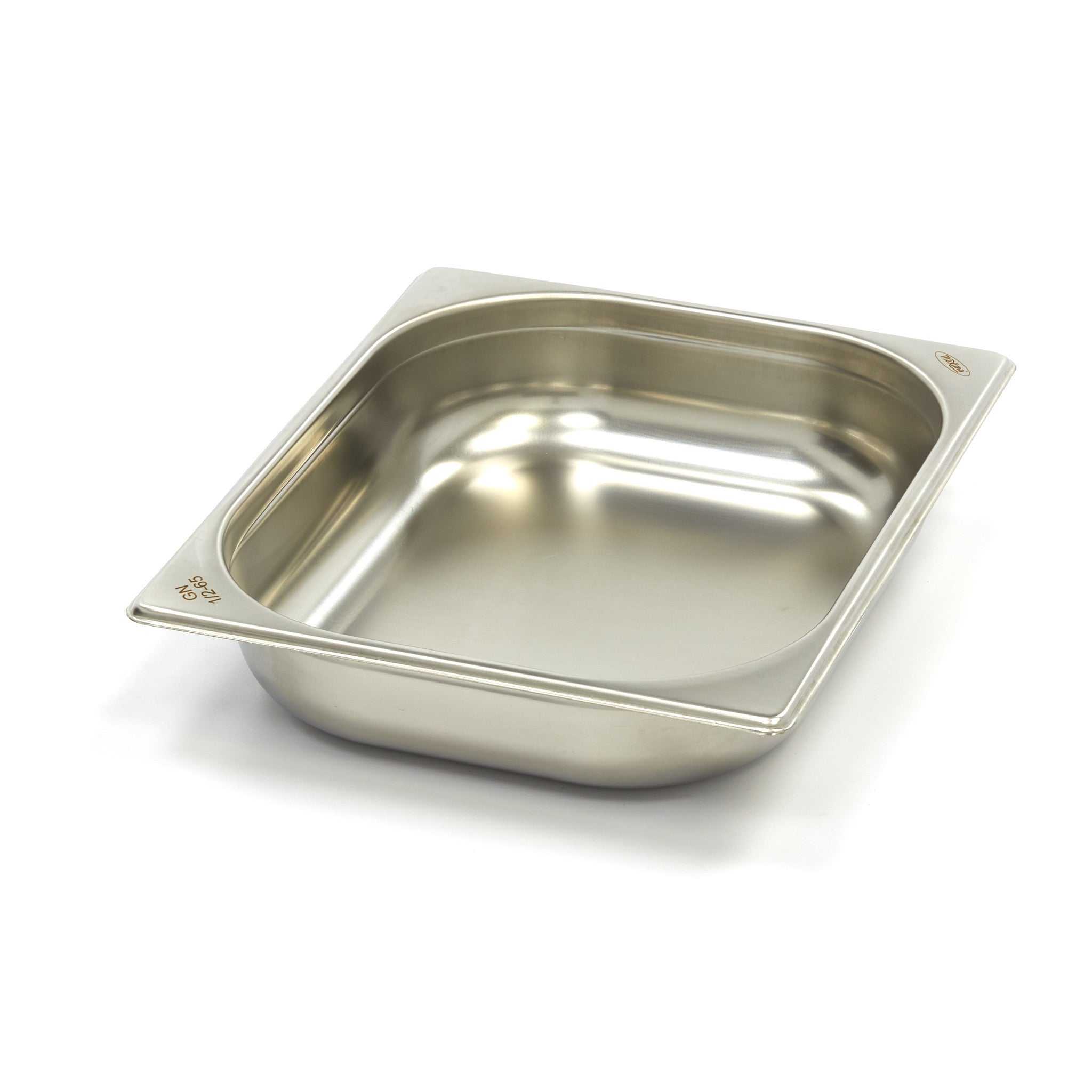 Conteneur gastronorme - 1/2 GN - Profondeur 6,5cm - inox 4.0 L Maxima - Bac GN 1/2 professionnel CHR - matériel cuisine pro - Cuistéo