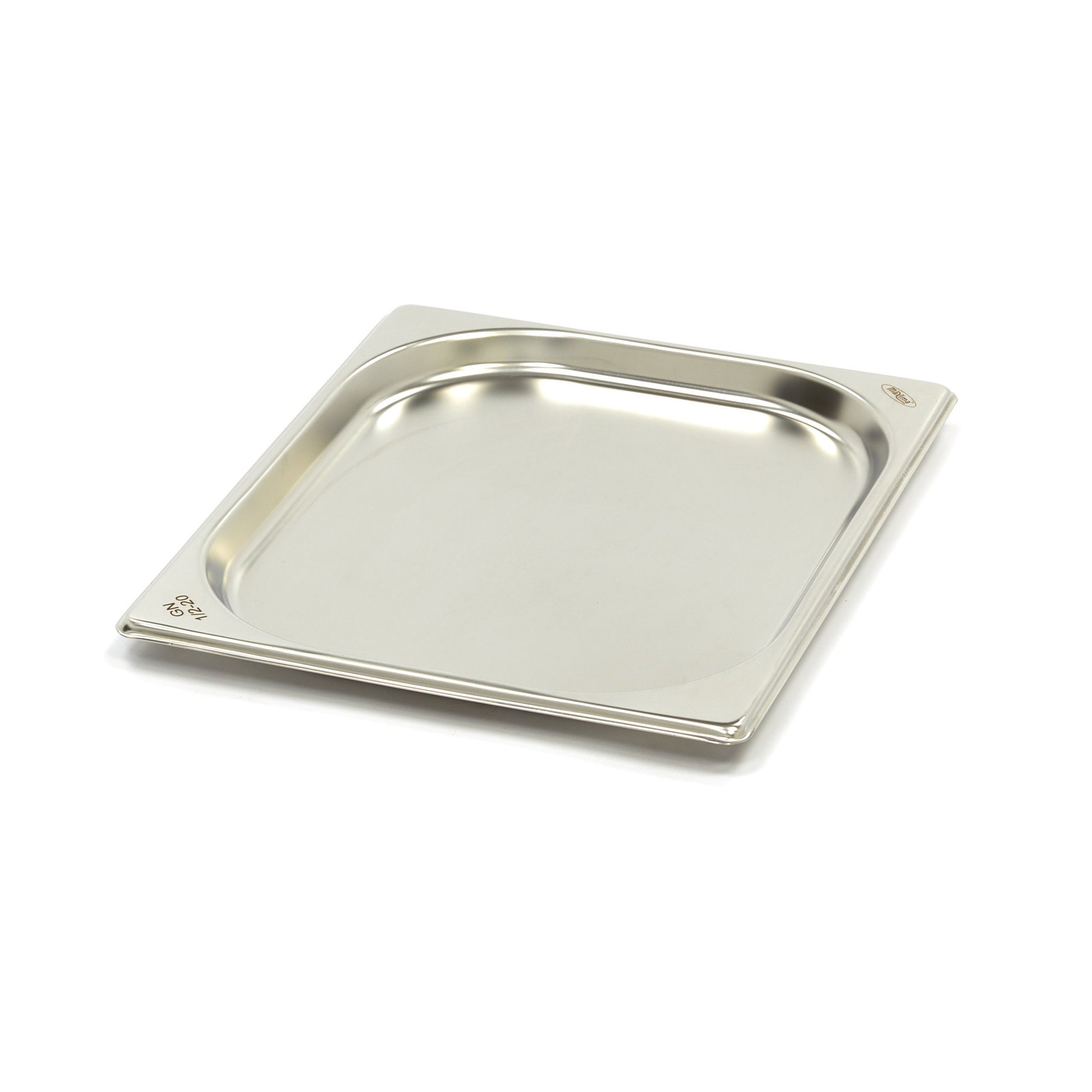 Conteneur gastronorme - GN 1/2 - Profondeur de 2 cm - inox 1.5 L Maxima - Bac GN 1/2 professionnel CHR - matériel cuisine pro - Cuistéo