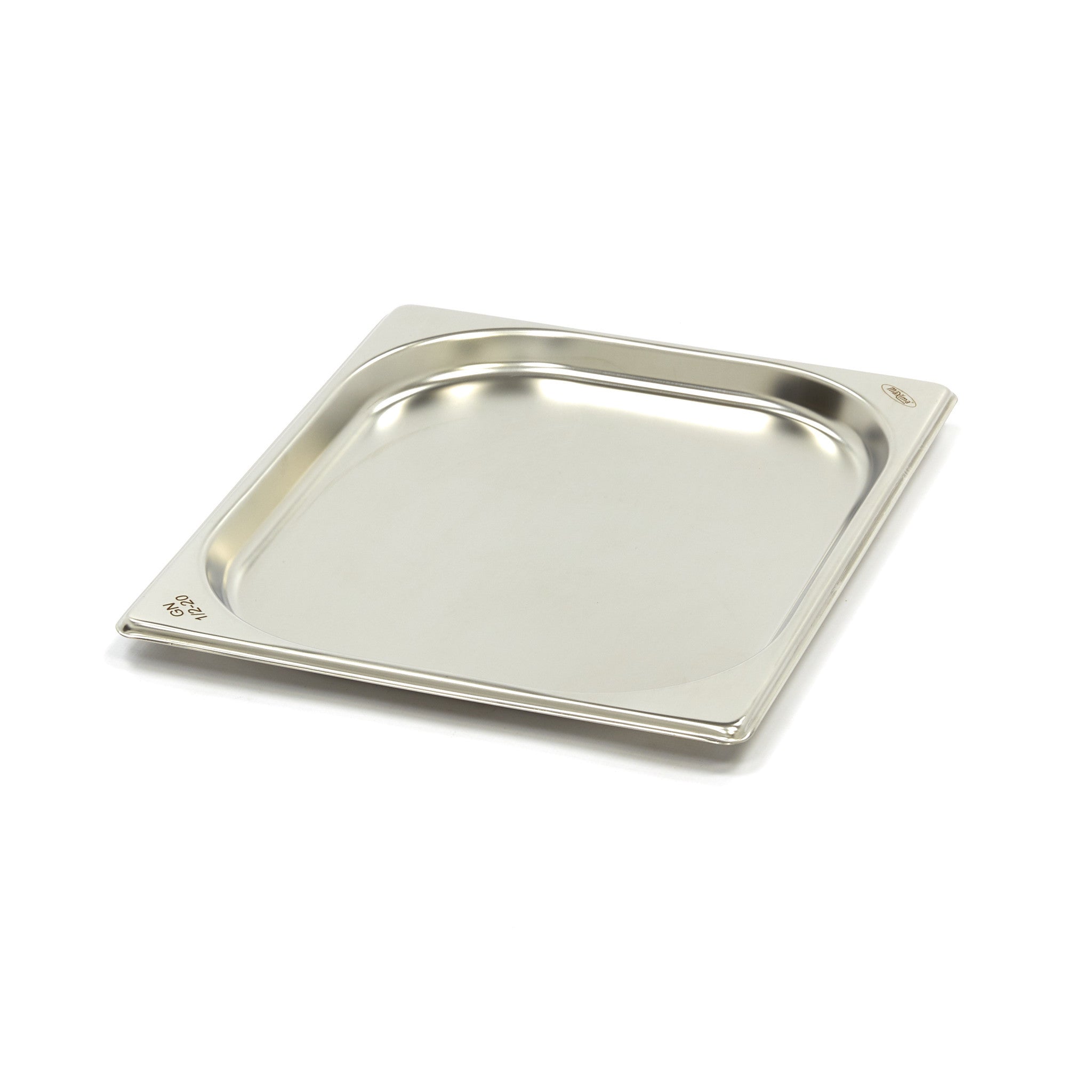 Conteneur gastronorme - GN 1/2 - Profondeur de 2 cm - inox 1.5 L Maxima - Bac GN 1/2 professionnel CHR - matériel cuisine pro - Cuistéo