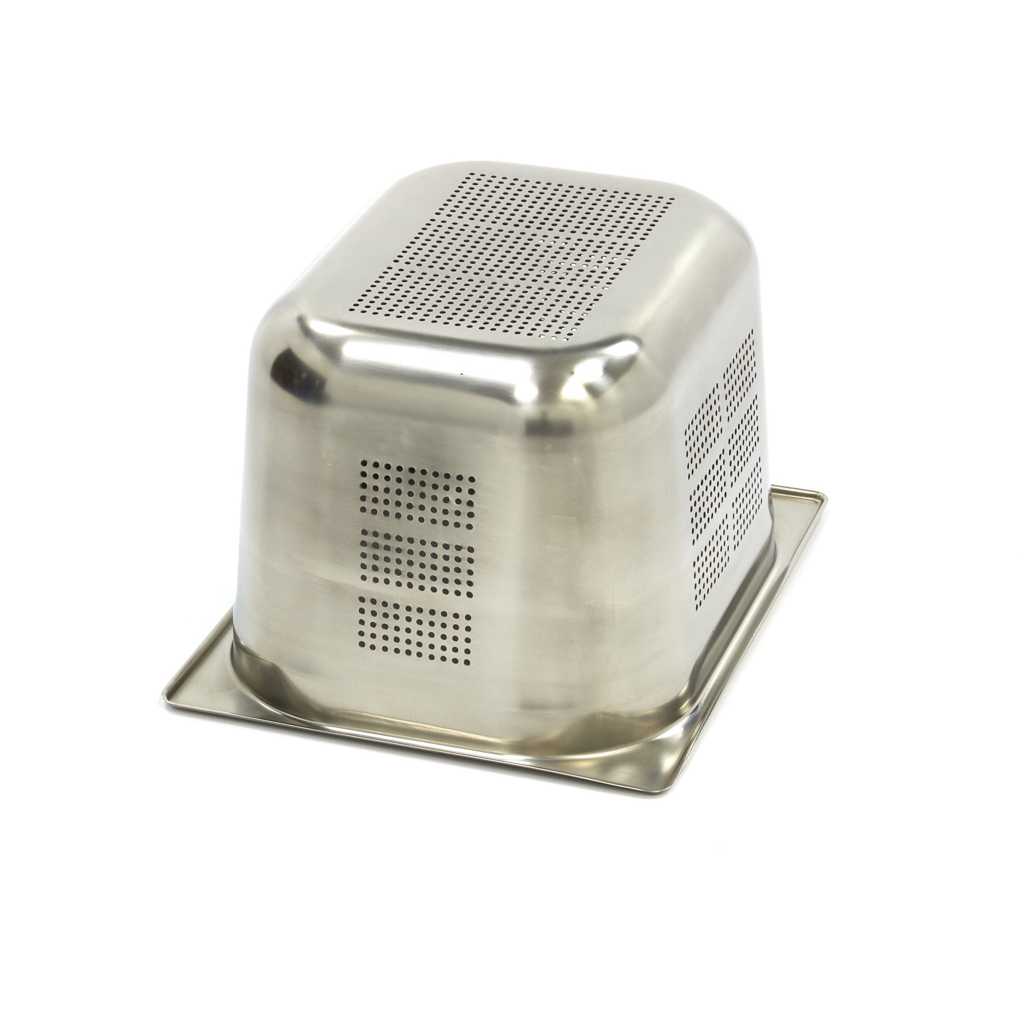 Récipient gastronorme - 1/2 GN - 20cm de profondeur - Acier inoxydable - Perforé 12.5 L Maxima - vue 2 - Bac GN 1/2 pro CHR - Cuistéo
