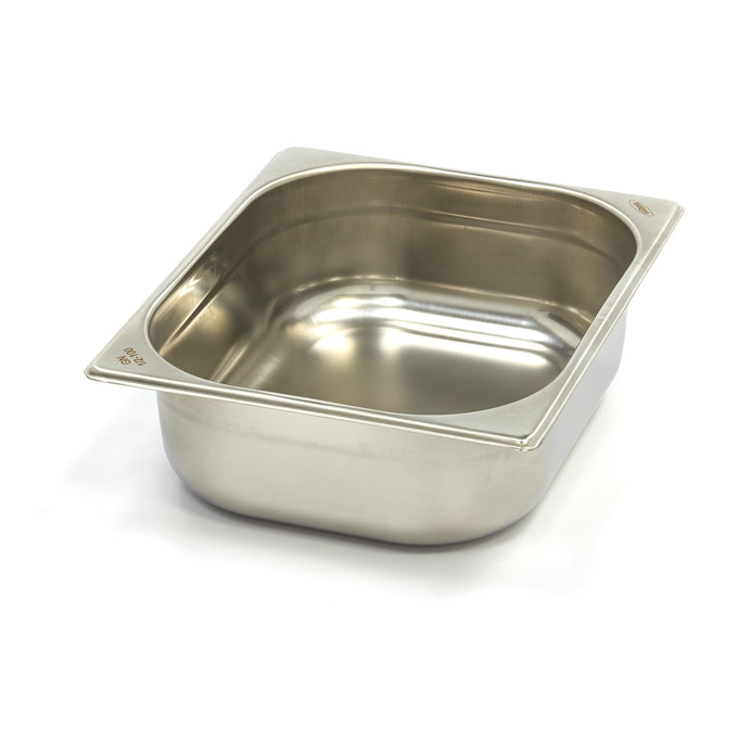 Récipient gastronorme - GN 1/2 - Profondeur 10 cm - inox 6.5 L Maxima - Bac GN 1/2 professionnel CHR - matériel cuisine pro - Cuistéo