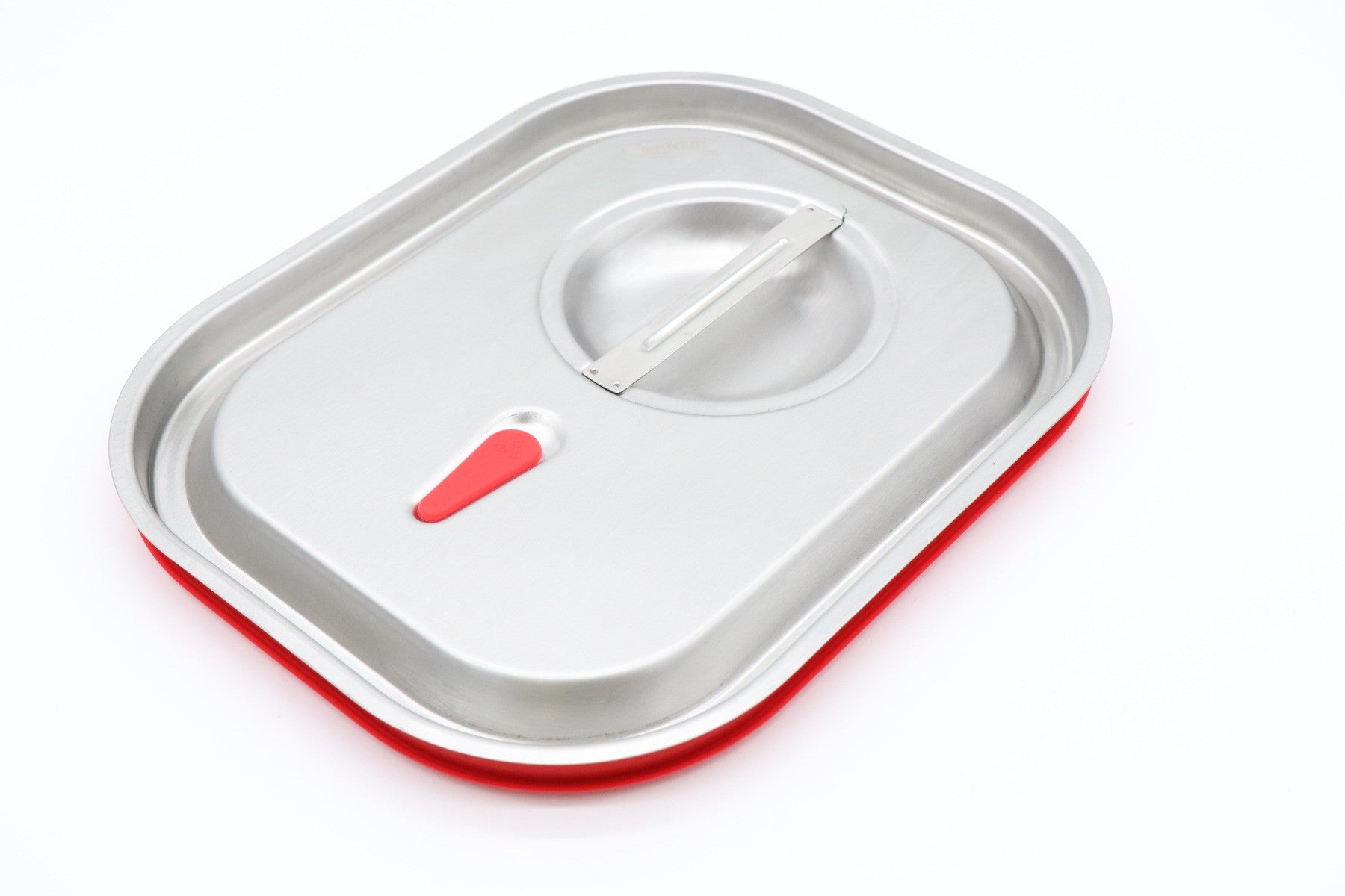 Couvercle Gastronorm - 1/2 GN - Acier inoxydable - Joint hermétique Maxima - Couvercle bac inox professionnel CHR - matériel cuisine pro - Cuistéo