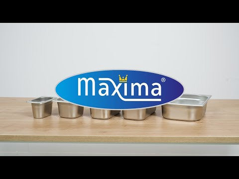 Couvercle Gastronorm - GN1/3 - Acier inoxydable Maxima - vue 3 - Couvercle bac inox pro CHR - Cuistéo