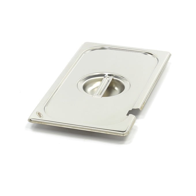 Couvercle Gastronorm - 1/3 GN - Acier inoxydable - avec encoche Maxima - Couvercle bac inox professionnel CHR - matériel cuisine pro - Cuistéo