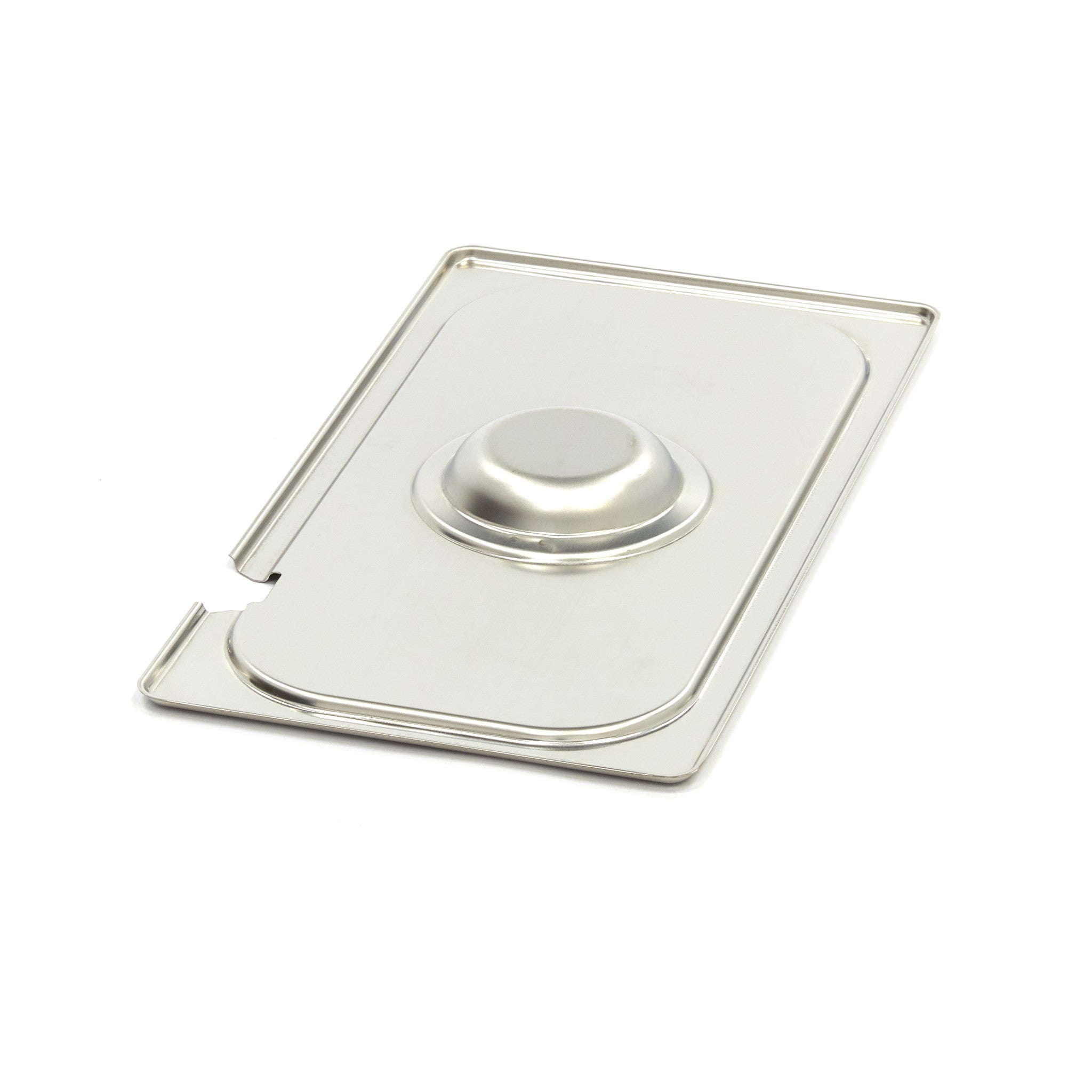 Couvercle Gastronorm - 1/3 GN - Acier inoxydable - avec encoche Maxima - vue 2 - Couvercle bac inox pro CHR - Cuistéo