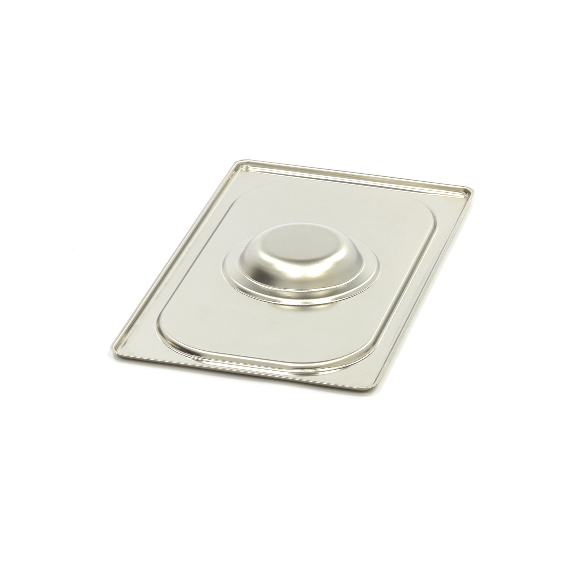 Couvercle Gastronorm - 1/4 GN - Acier inoxydable Maxima - vue 2 - Couvercle bac inox pro CHR - Cuistéo