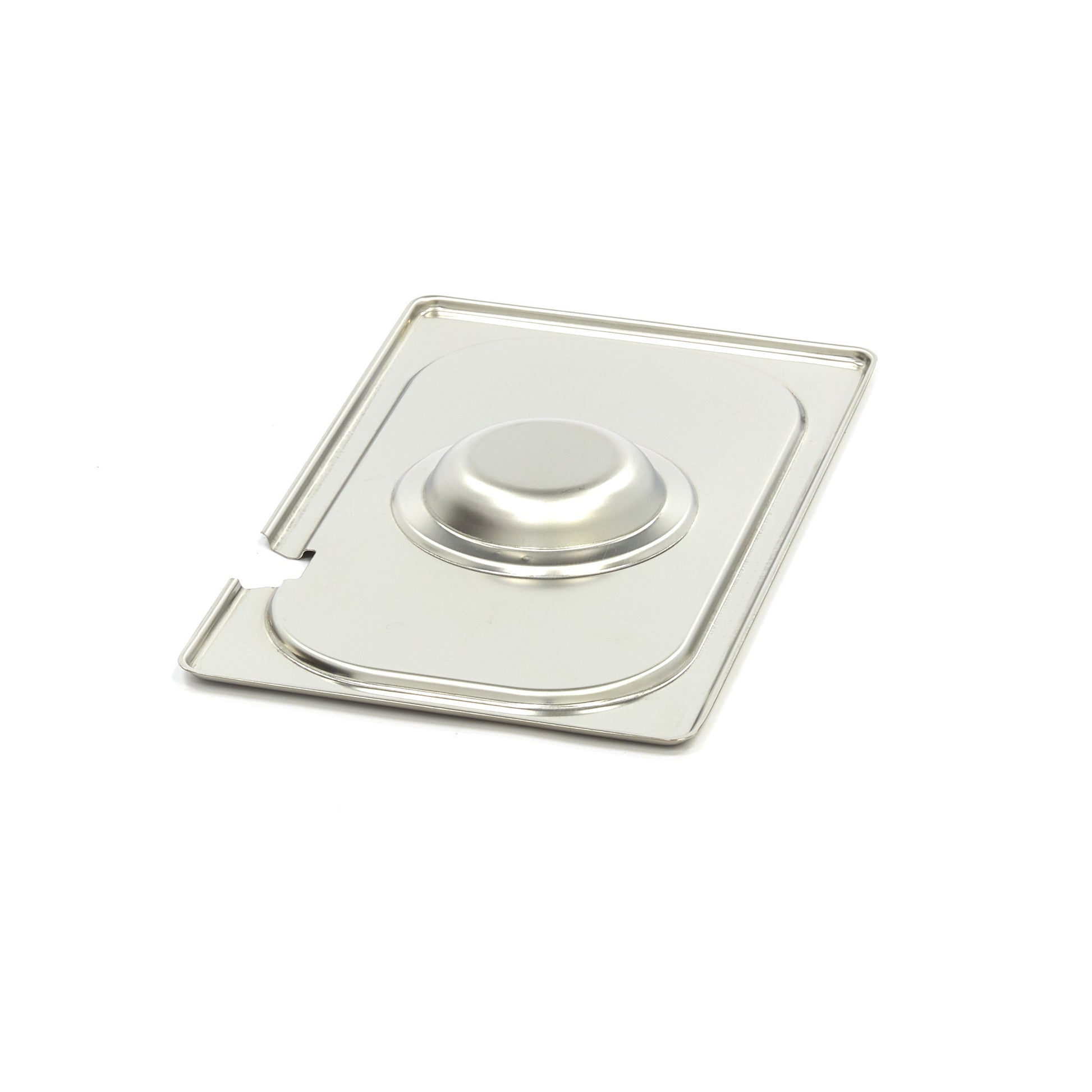 Couvercle Gastronorm - 1/4 GN - Acier inoxydable - avec encastrement Maxima - vue 2 - Couvercle bac inox pro CHR - Cuistéo